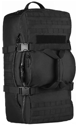 HUNTVP Mochila de Asalto Mochila de Bandolera Bolsa de Riñonera 3 vías para Llevar Estilo Militar Táctical Gran Mochila Impermeable 60L para Las Actividades Aire Libre Senderismo Caza Viajar
