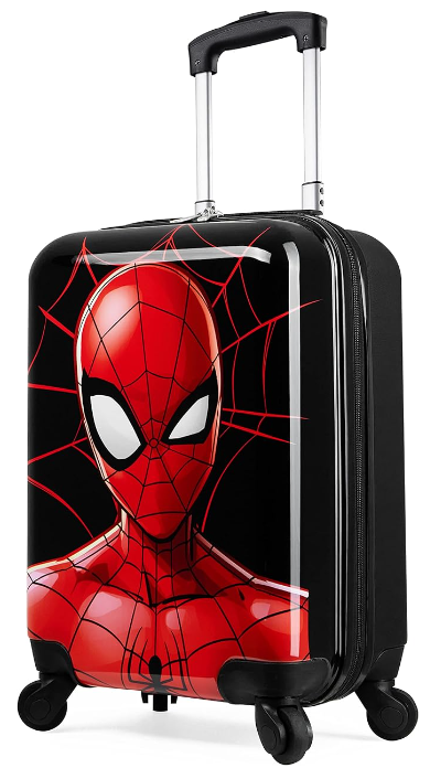 Marvel Maleta Niña y Niños Spiderman Maleta de Viaje Infantil - Trolley Rígida Ruedas Dobles Multidireccionales - Bolsas de Viaje Cabin Equipaje de Mano 49x33x22
